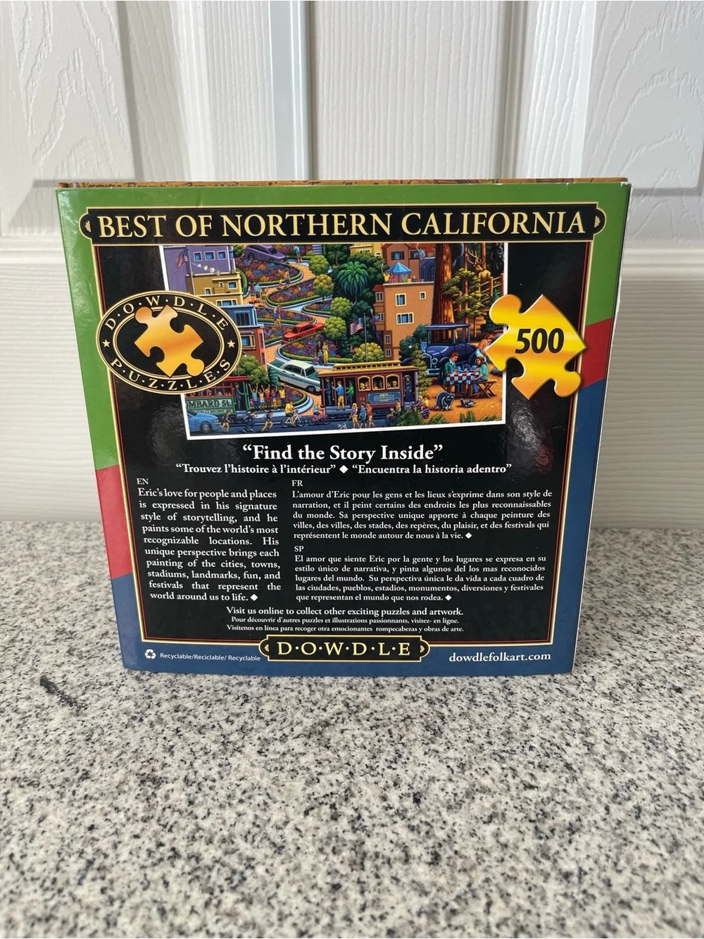 Dowdle Jigsaw Puzzle Best Of Northern California 500 Pieces Dowdle Folk Art